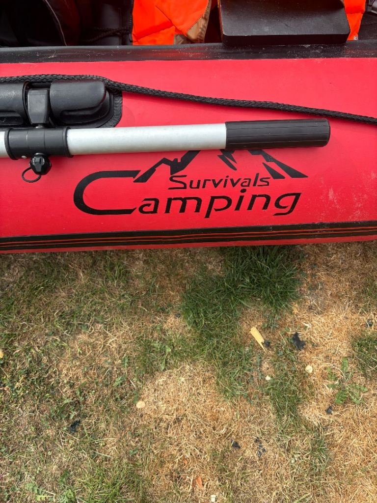A brand-new blowup rib with engine