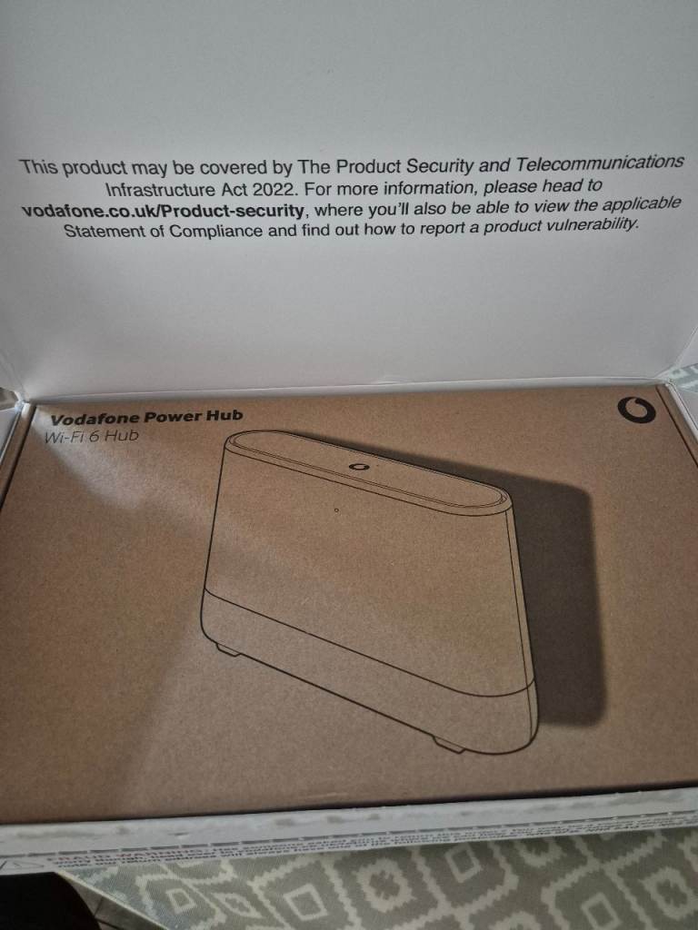 Brand new Vodafone Wi-Fi 6 Power Hub Router