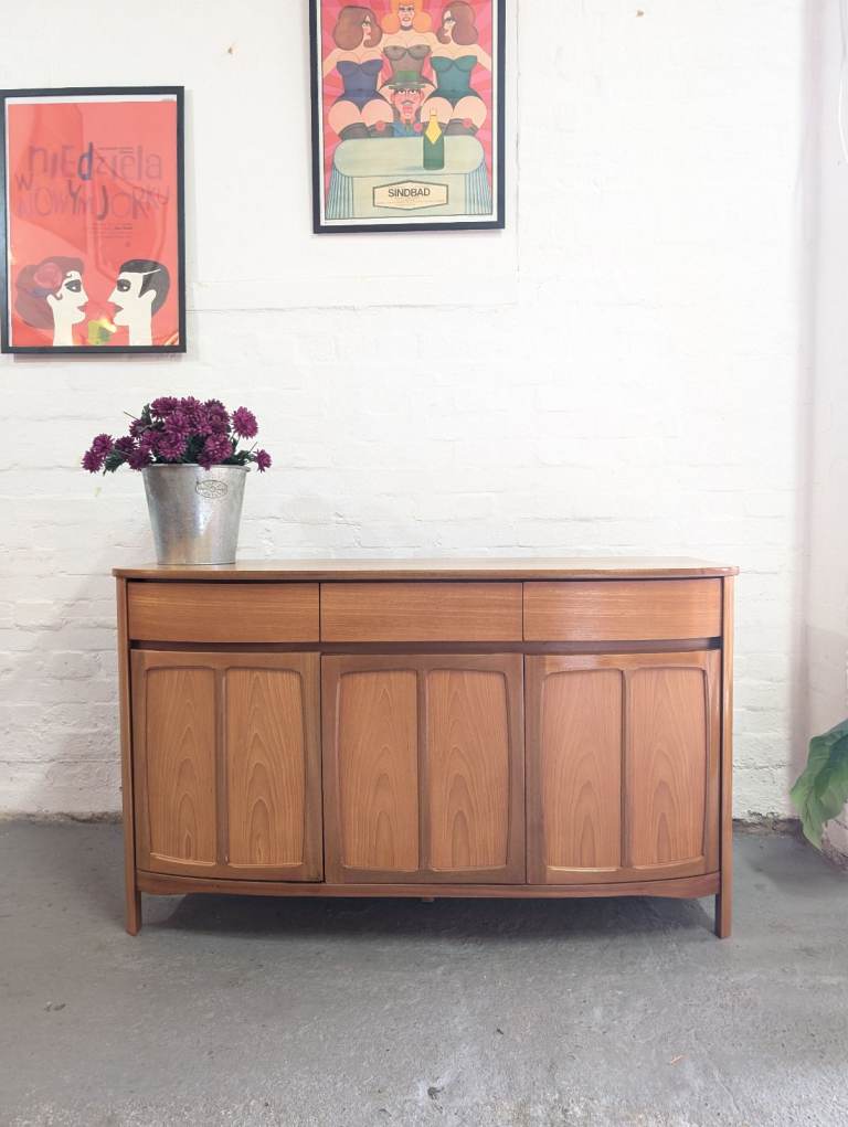 Vintage Mid Century Teak Sideboard by Nathan