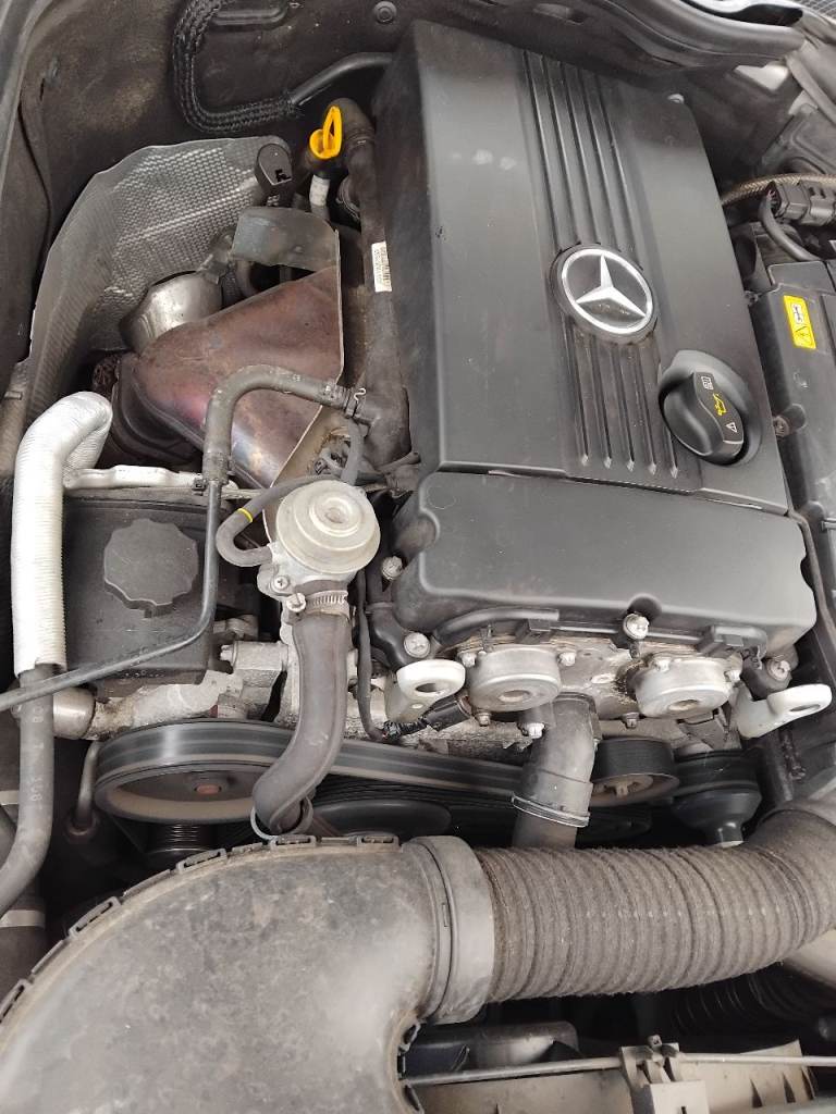 mercedes c180 kompressor. complete engine. 70000 miles