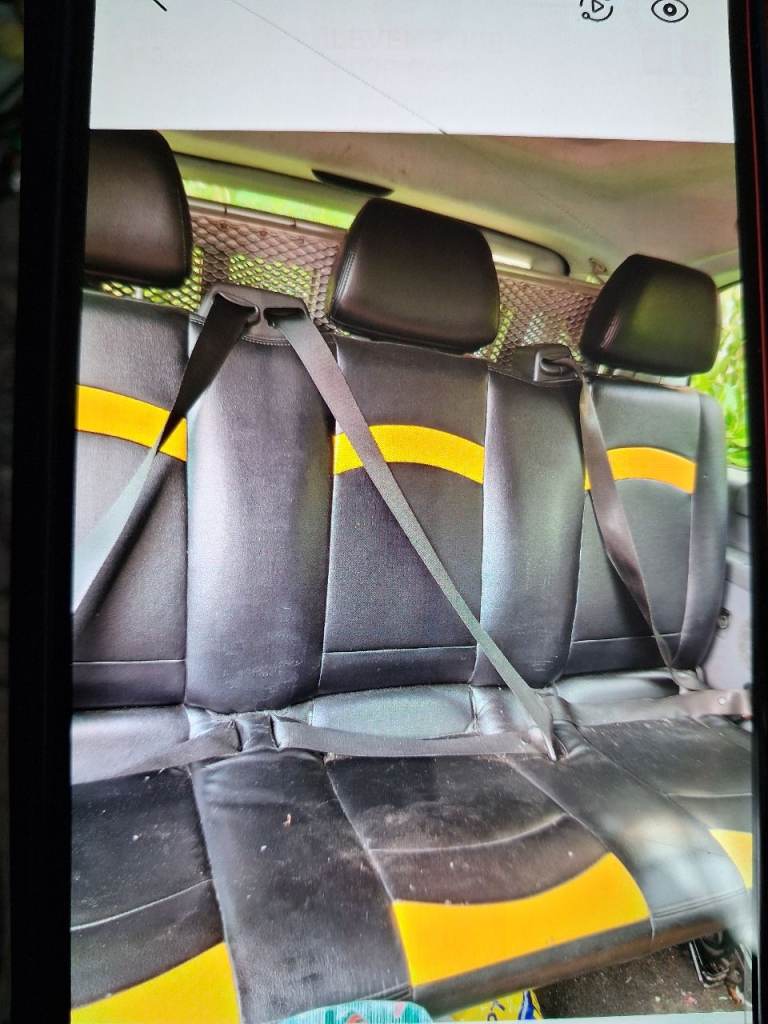 Mercedes vito 3 in 1 seats with seat belts 