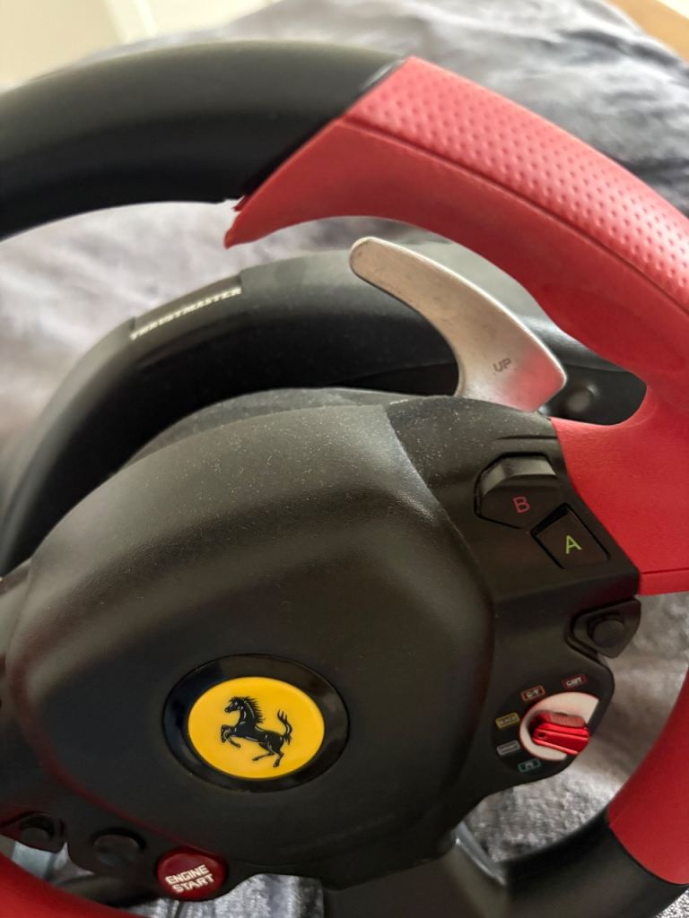 Thrustmaster Ferrari Racing Wheel and Pedals – Good Condition