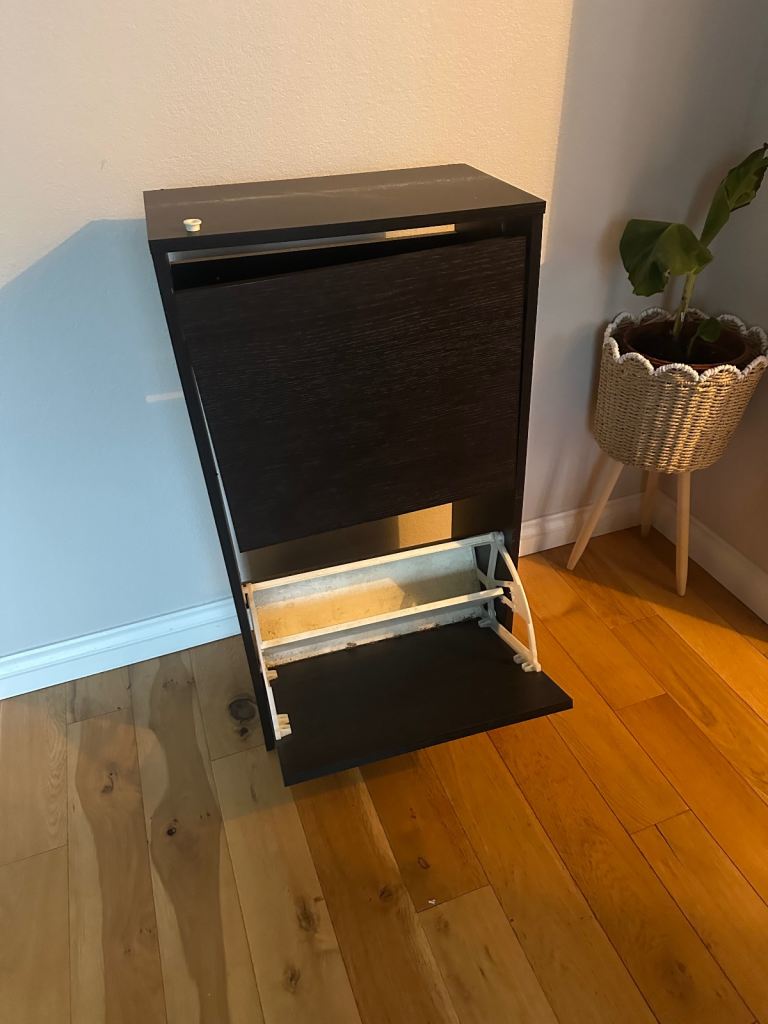 image for Shoe cupboard- black 