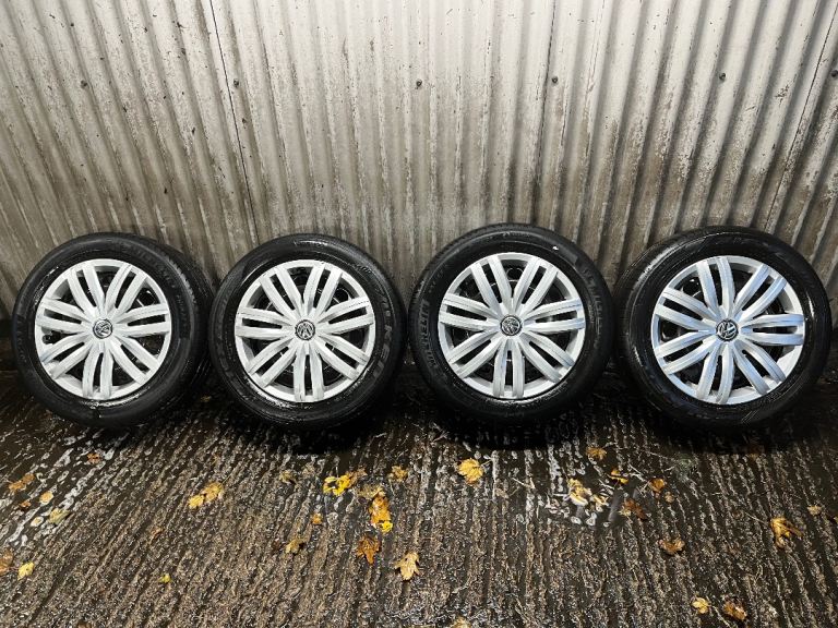 Genuine 16” Volkswagen Caddy steel wheels - 5x112