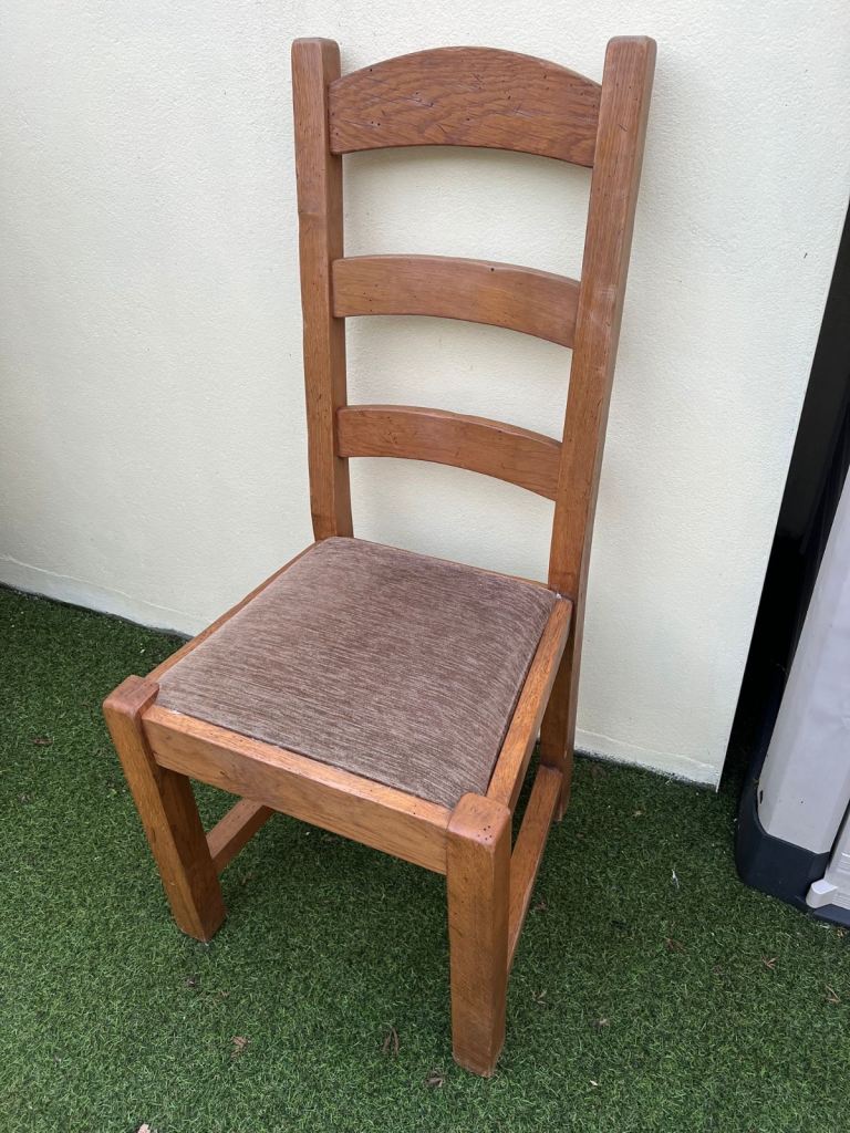 4 Oak Dining Chairs