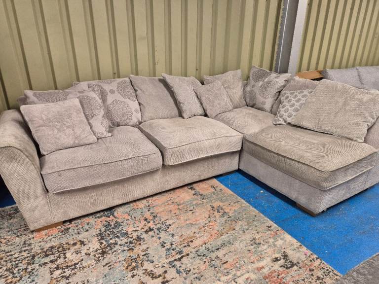 Oak Furnitureland L Shape Corner Sofa Delivery Available