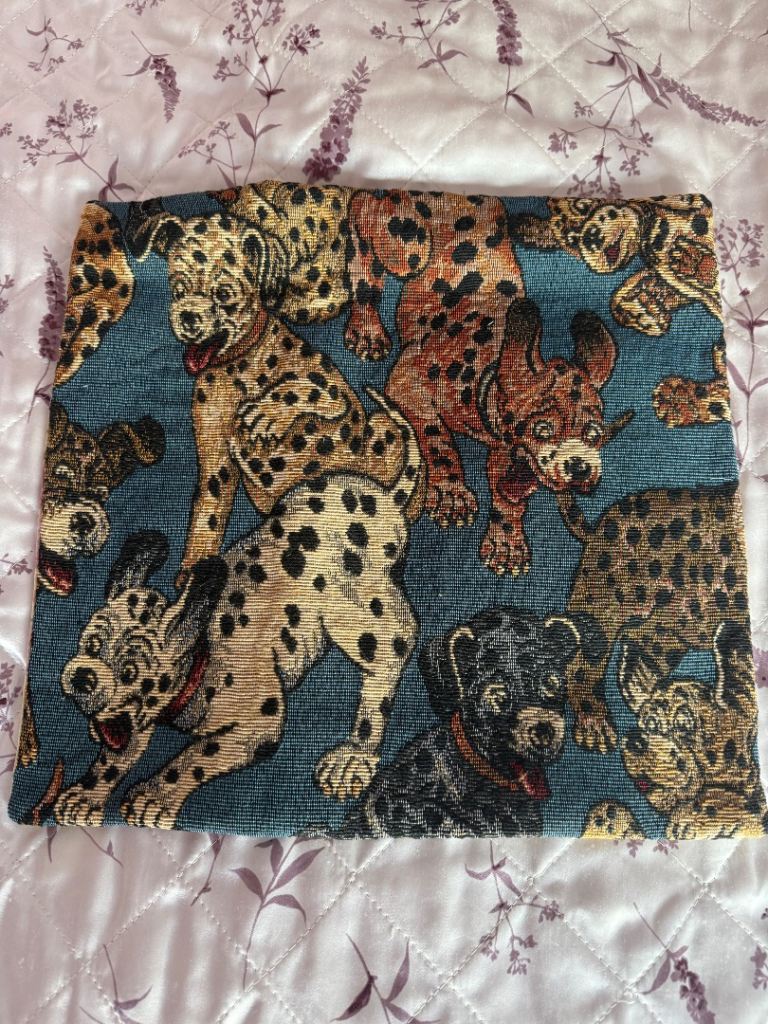 Dogs cushion cover for £3