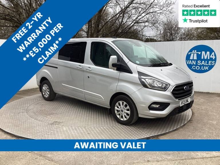 2021 Ford Transit Custom 320 EcoBlue Limited LWB Crewcab Euro 6 Combi Van Diesel Manual