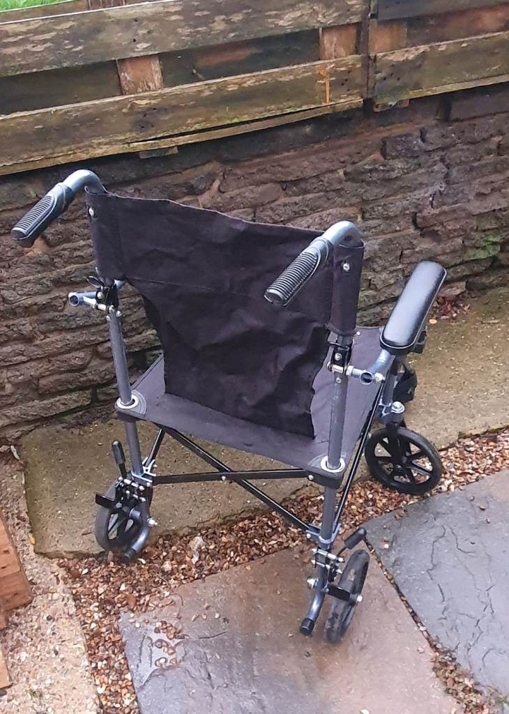 Wheelchair. CareCo Fold & Go Travel Chair