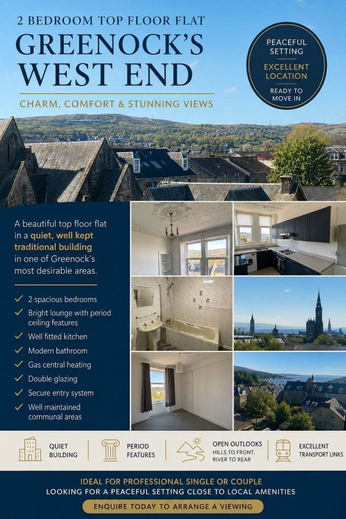 2 Bedroom Flat - Greenock West End