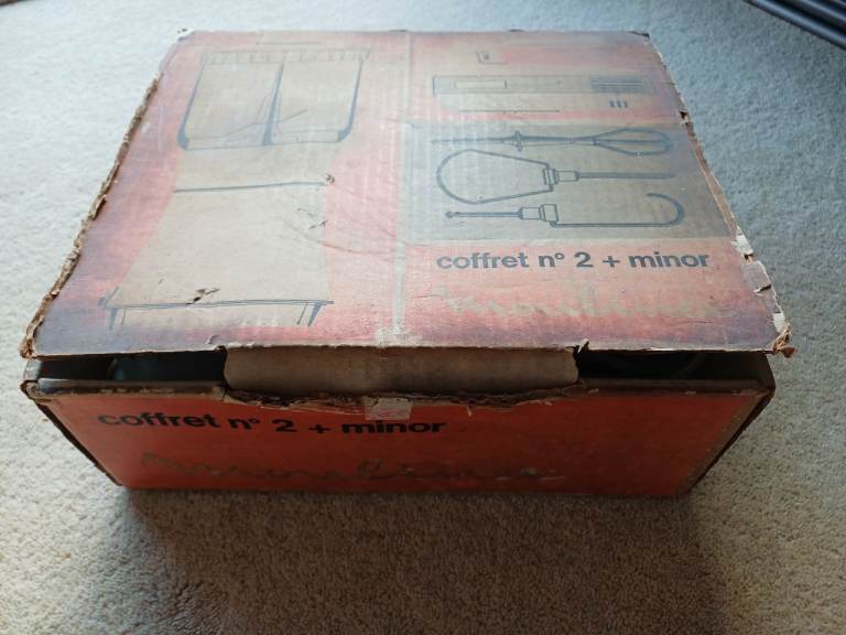 Vintage Moulinex Minor Beater Food Mixer Blender Set