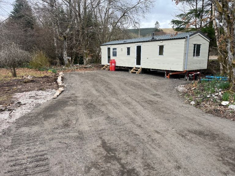 Static caravan for short term rent Fort William