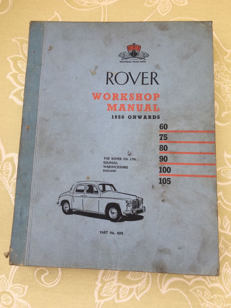 Rover P4 Workshop manual