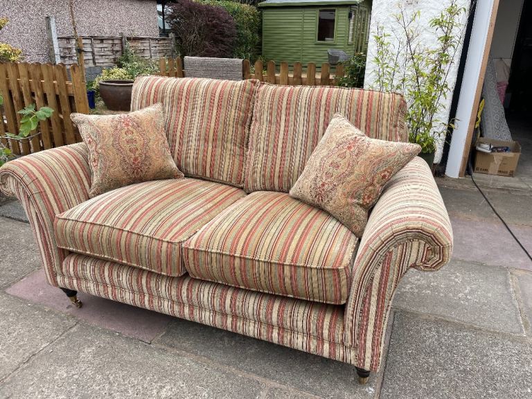PARKER KNOLL - 2 SEAT BURGHLEY SOFA - REDUCED FOR QUICK SALE