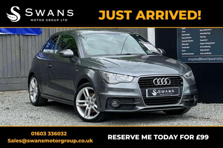 2011 Audi A1 1.4 TFSI S Line 3dr HATCHBACK PETROL Manual