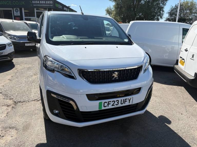 2023 Peugeot e-Expert White E 1000 75kWh Asphalt Premium+ LWB Van, 18,388 miles, EV, Automatic, S...