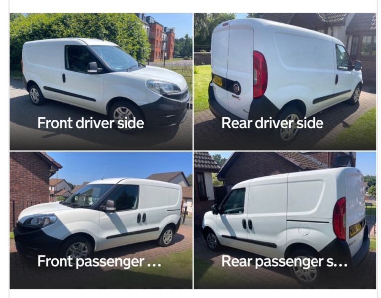 Fiat DOBLO  multijet Diesel Van MOT AUG27 2015 mileage 53769