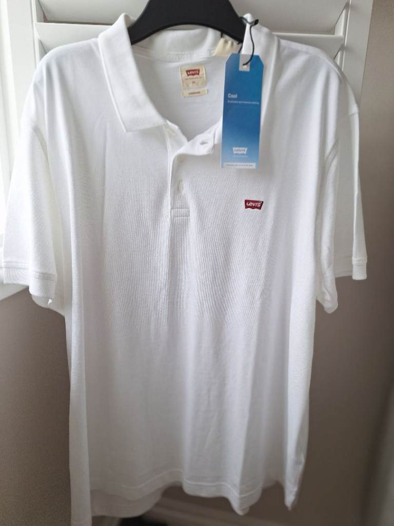 New Levi's White Polo Shirt – Tag Still On