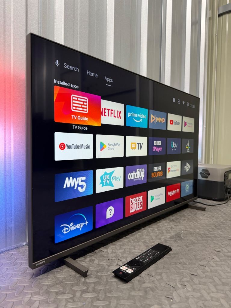 43 inch Philips ambient lighting 4k smart android  tv 