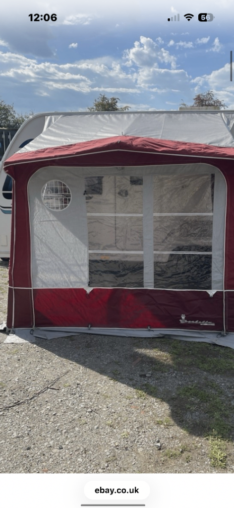 Porch awning isabella caravan 