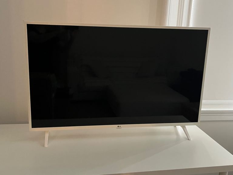 White LG 43 Inch TV