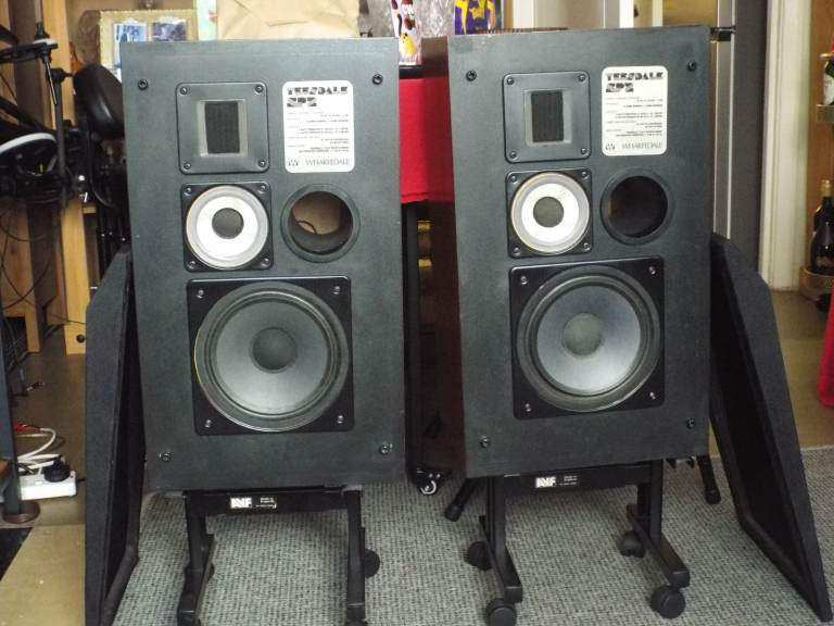 A PAIR OF WHARFEDALE TEESDALE VINTAGE SPEAKERS VERY RARE