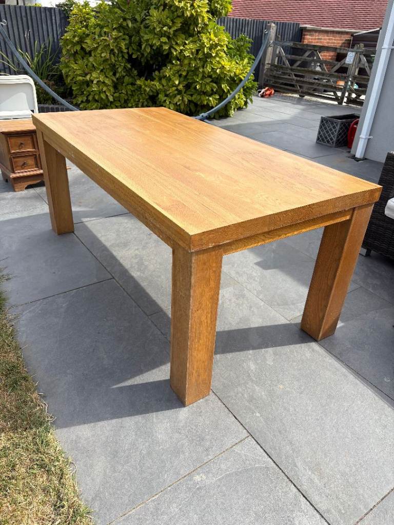 Solid Oak Dining Table