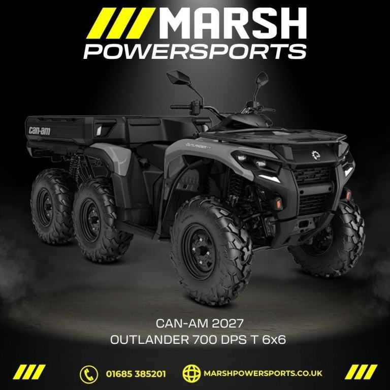 Can-Am Outlander 700 DPS T 6x6 2027 - Can-Am Main Dealer - Order Now!