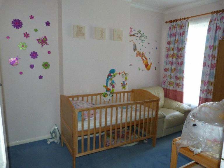 Cot Bed and Changing Table Set