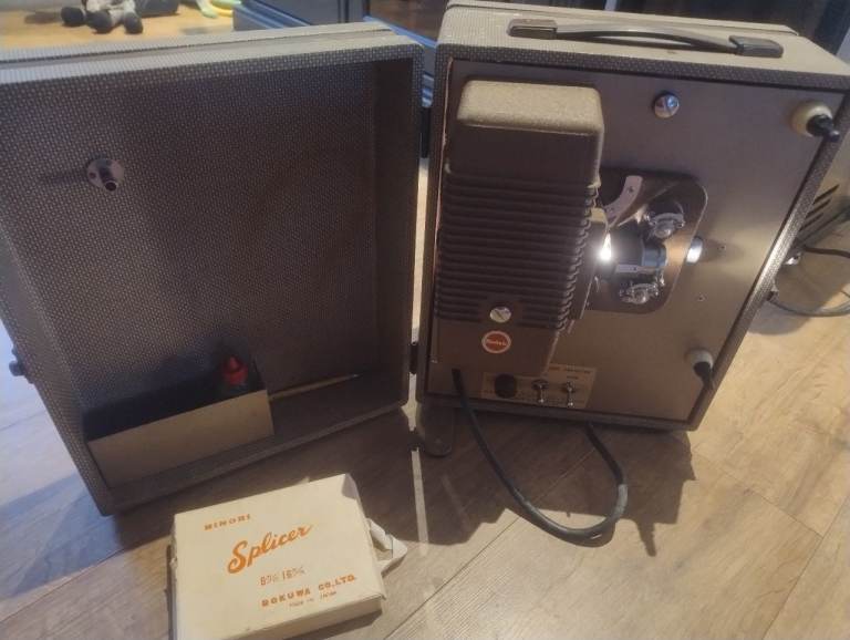 Vintage Kodak Eight-500 Projector with Splicer