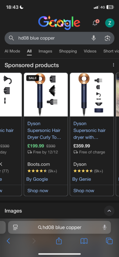 Dyson Supersonic™ hair dryer -HD08