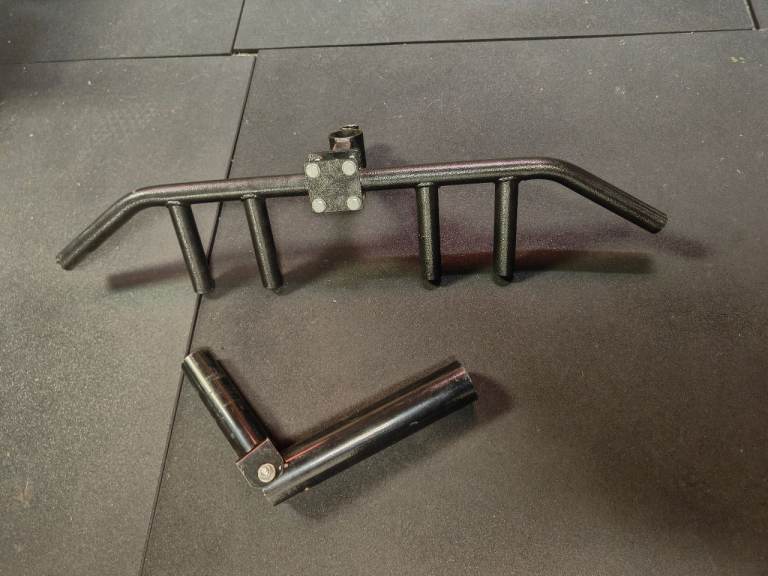 GYM MASTER Multi-Grip Landmine T-Bar Row Handle for Barbell + Barbell Landmine Attachment 