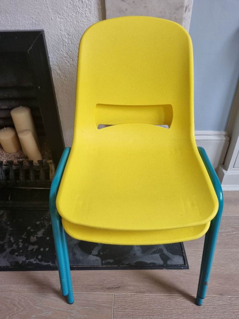 Children' yellow chairs