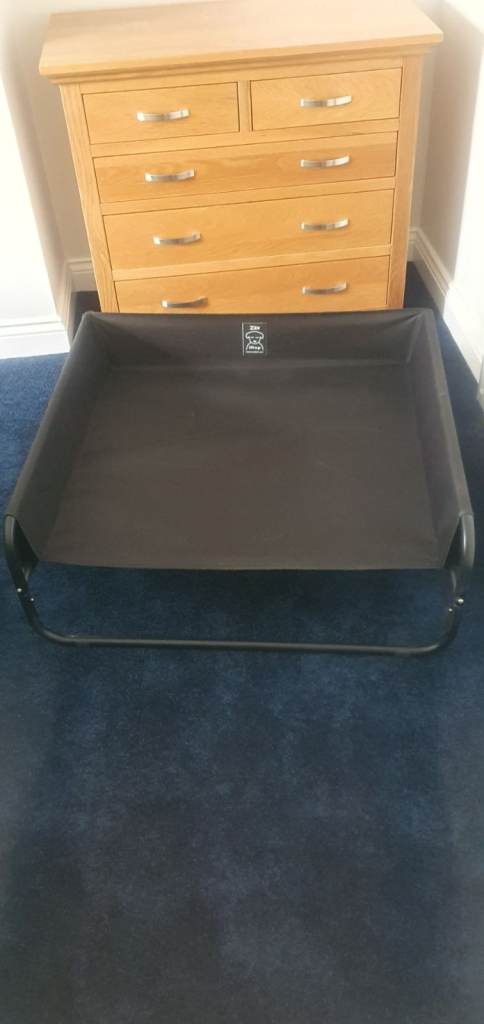 Raised dog bed