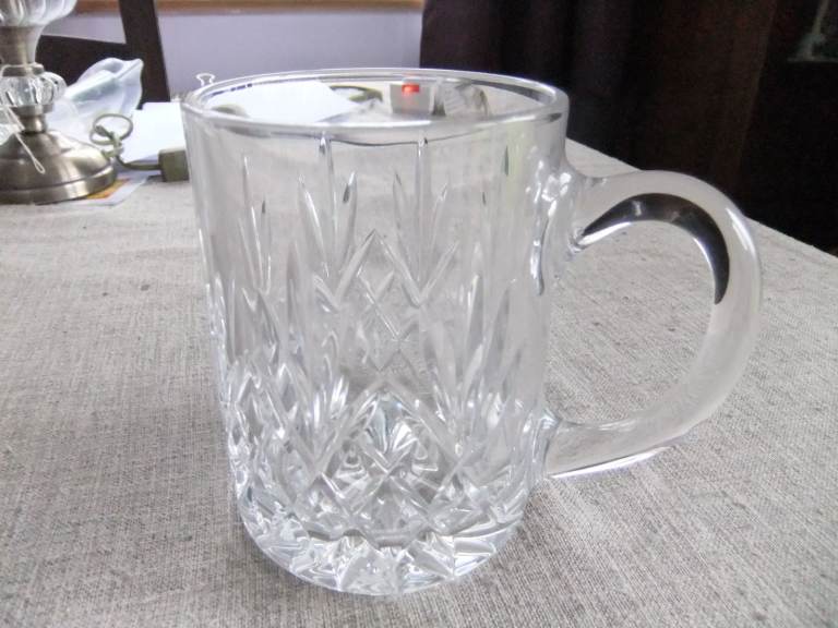 Edinburgh Crystal Glass Tankard
