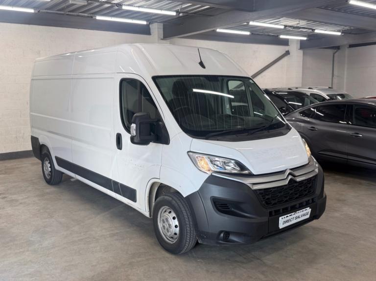 2023 Citroen Relay 73 Reg 2.2 HDi L3H2 LWB Panel Van 140 Eprise Ed No Vat salvage damaged High Vo...