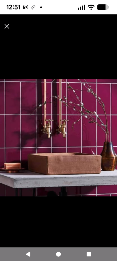 Topps tiles purple