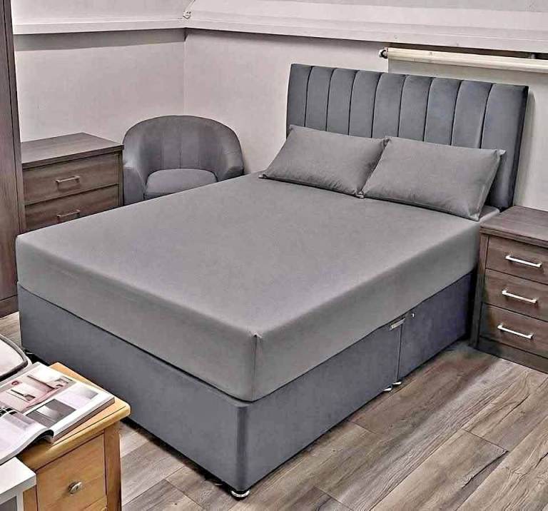 📦 Double Divan Bed + Mattress 🚚 Storage Option Available – Order Now