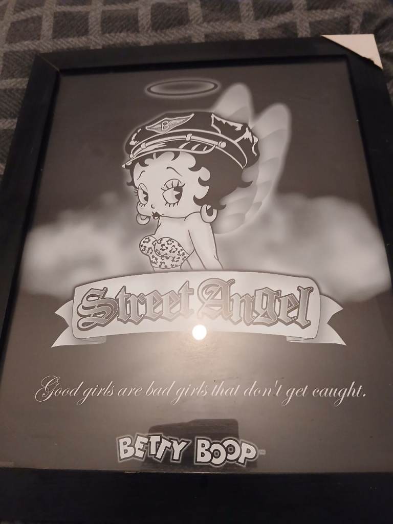 Betty boop street angel picture frame 