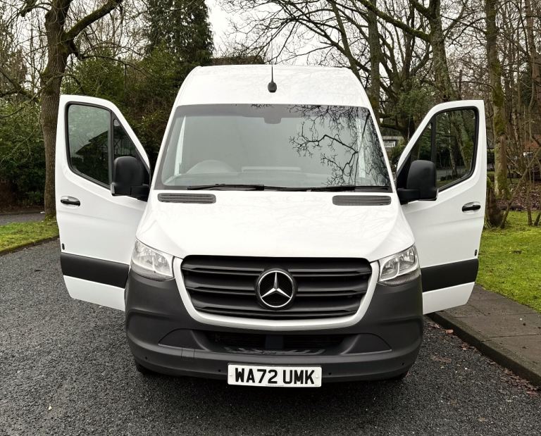 No Vat 17k Miles 2022 Premium Line Mercedes Benz Sprinter Top Of The Range Hpi Clear MWB Van