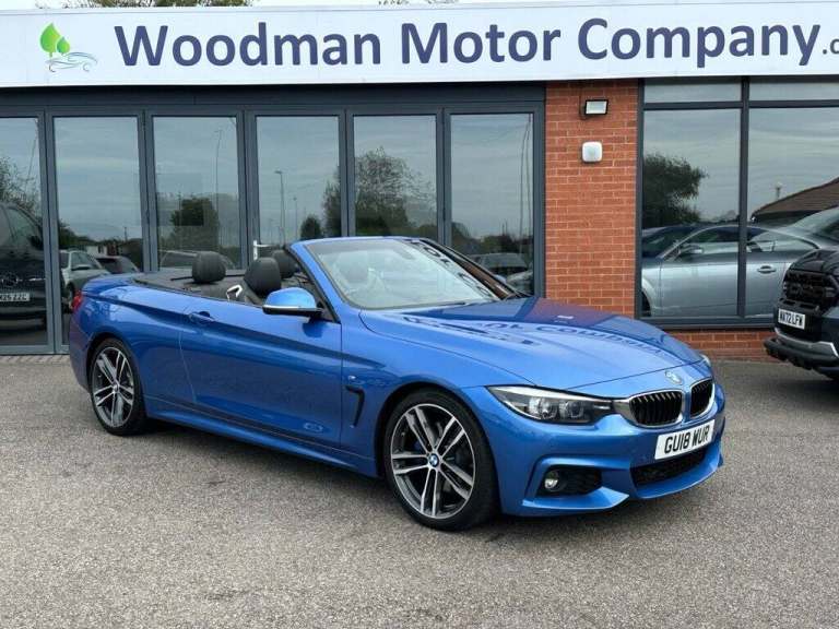 2018 BMW 4 Series 2.0 420i M Sport Convertible 2dr Petrol Auto Euro 6 (s/s) (184 ps) Convertible ...