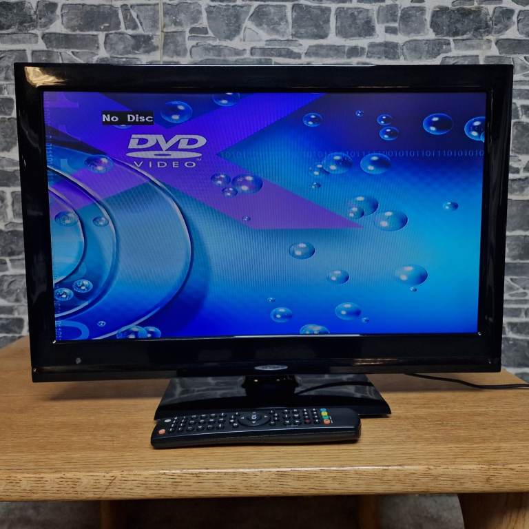 22 inch LCD TV with Built-In DVD Player and Remote