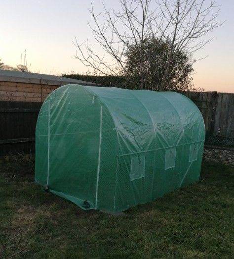 Spacious Garden Polytunnel Tunnel House | Reinforced Steel Structure | Weather-Resistant