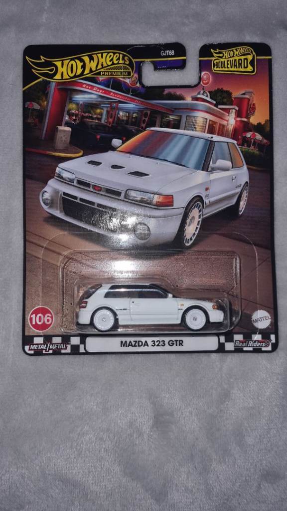 Hot Wheels Mazda 323 GTR – New, Unopened Die-cast Car