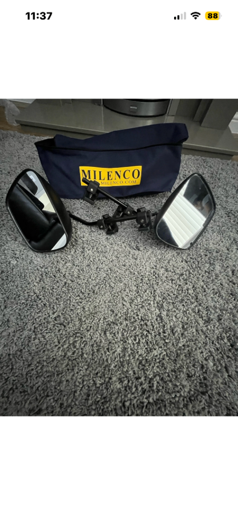 Milenco grand aero towing mirrors 