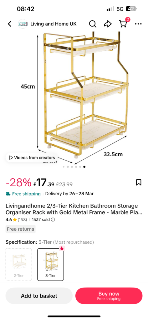 Bathroom storage 