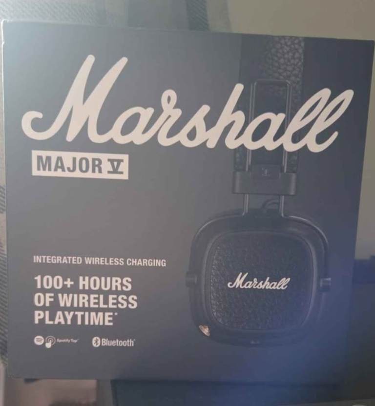 Brand new and sealed Marshall Major V On-Ear Wireless Headphones RRP £129 (collection or postage)