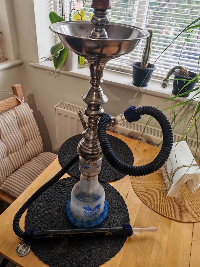 Large Traditional Shisha Hookah Complete Set | Single Hose | Ready to Use