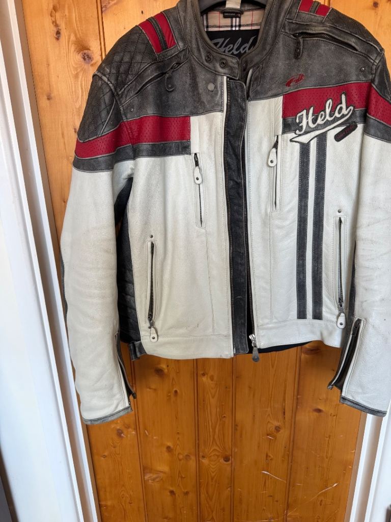 Motor cycle leather jacket 