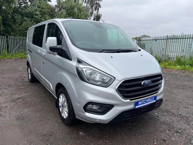 FORD TRANSIT CUSTOM 2.0 EcoBlue 130PS L2H1 DOUBLE CAB LIMITED 2021 21 REG £13995